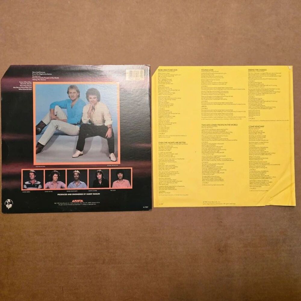 Air Supply Now and Forever vinyl record